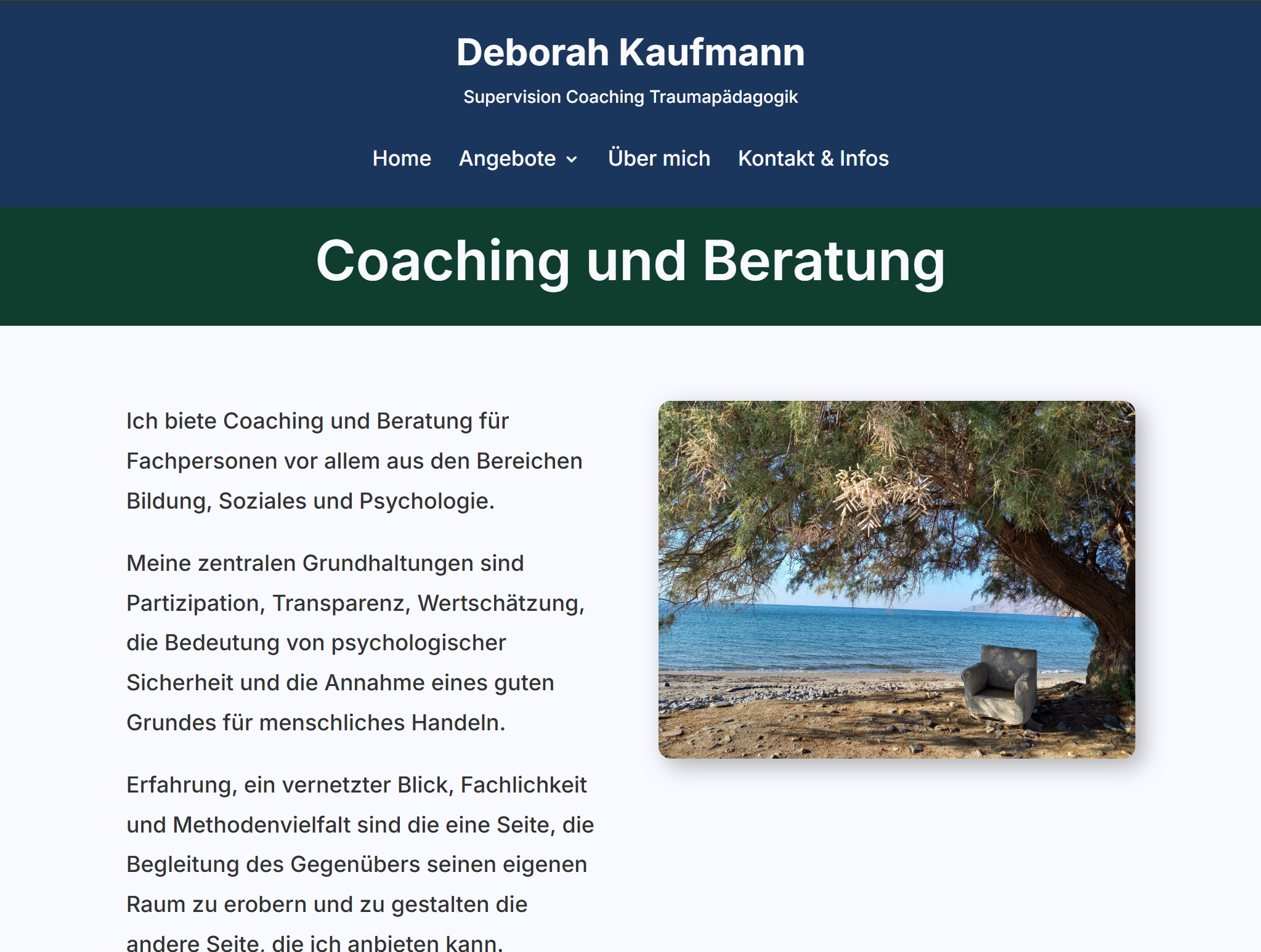 Deborah coaching